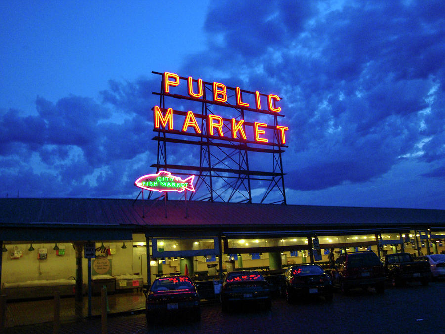 Public Market Sign Photograph by Craig Perry-Ollila