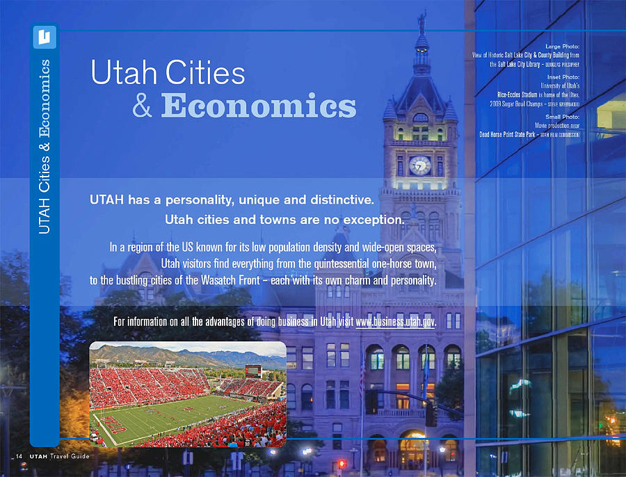 Published by Utah Office of Tourism Photograph by Douglas Pulsipher