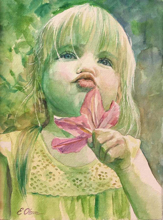 Pucker Painting by Emily Olson