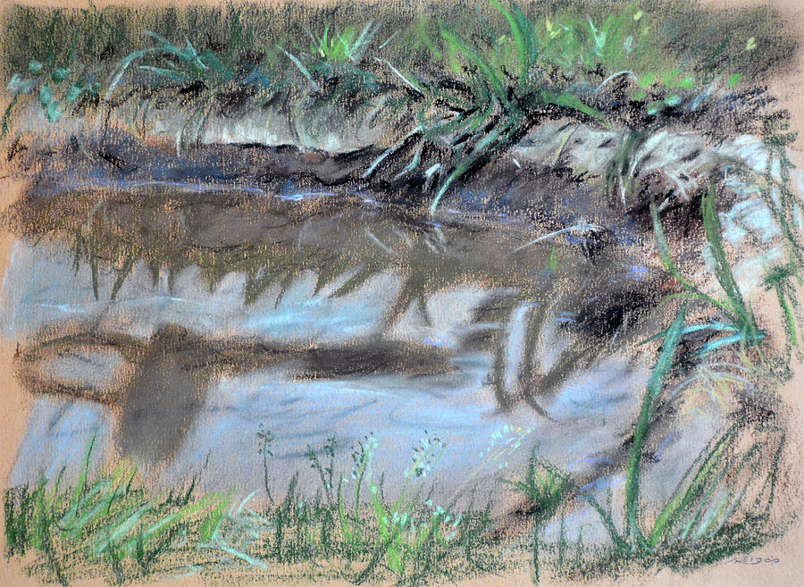 Puddle Painting by Christopher Reid
