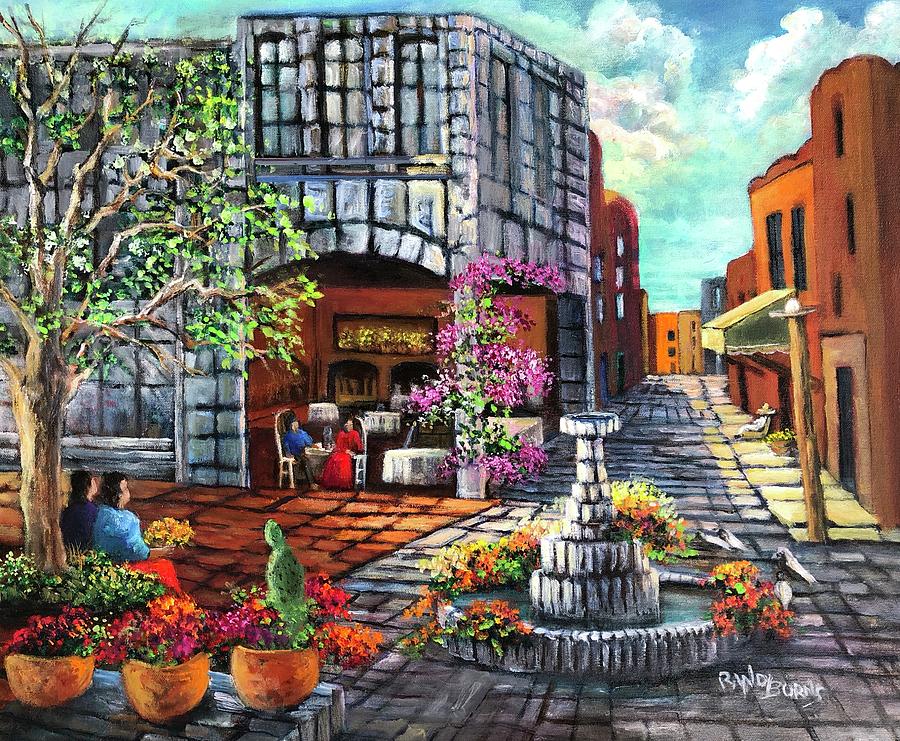 Puebla La Ciudad De La Belleza Painting by Rand Burns