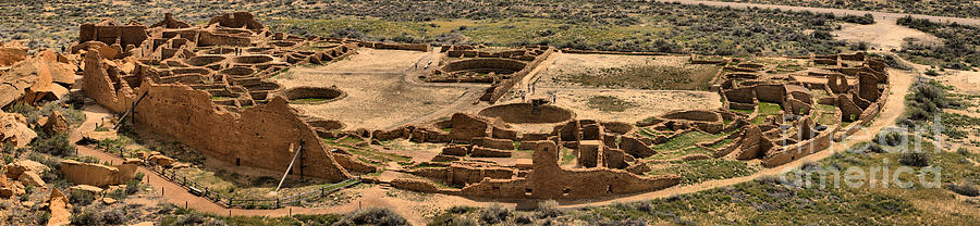 Pueblo Bonito Ancient City Photograph by Adam Jewell
