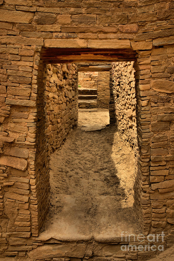 National Parks Photograph - Pueblo Bonito Doorways by Adam Jewell