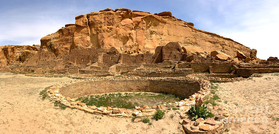 Pueblo Bonito Kiva Ruins Photograph by Adam Jewell