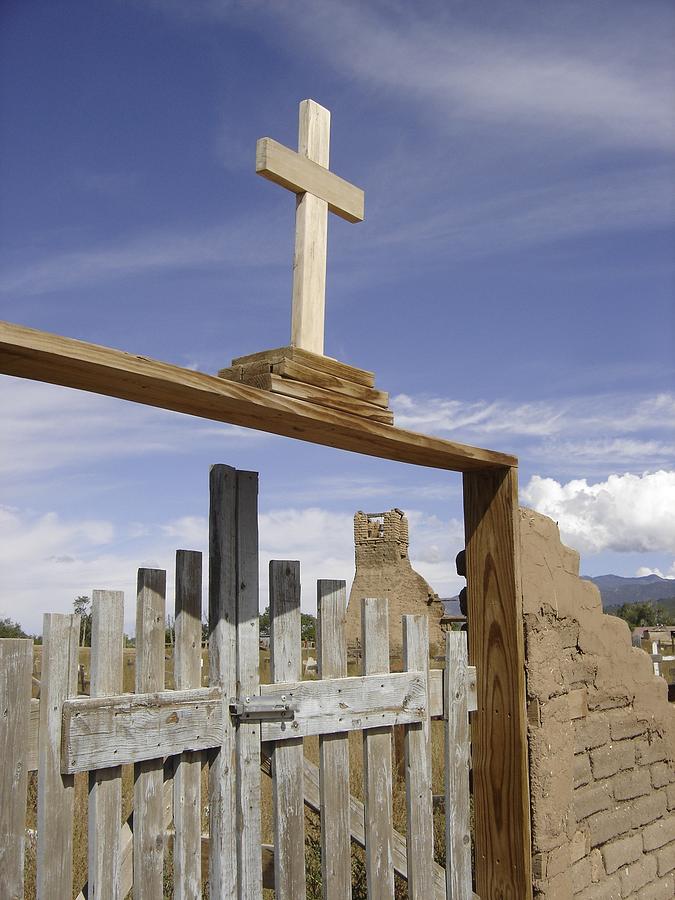 Pueblo Cross Photograph by Mary Rogers