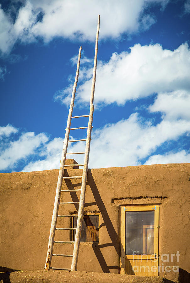 Pueblo Ladder Photograph by Inge Johnsson