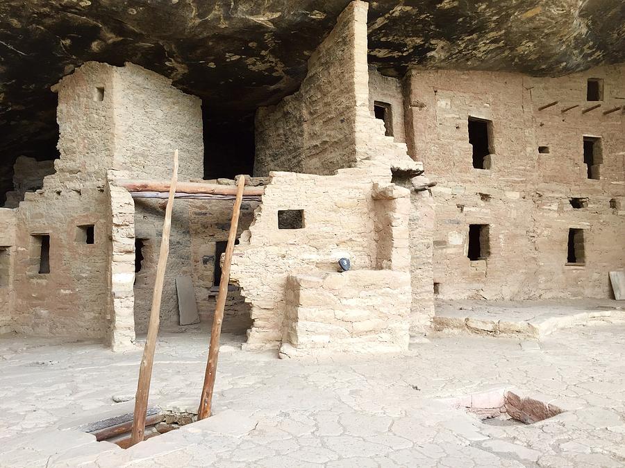 Cliff dwelling at Mesa Verde Photograph by Anne Sands