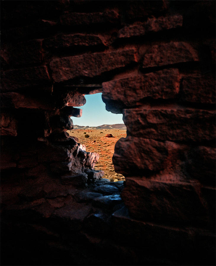 Pueblo Peephole Photograph by Kris Rasmusson