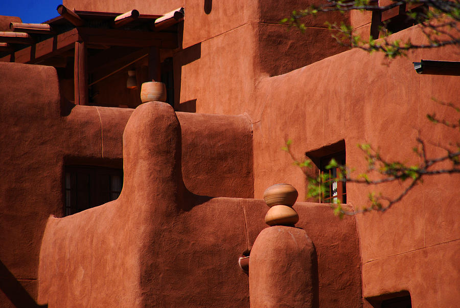 Pueblo Revival Style architecture II Photograph by Susanne Van Hulst