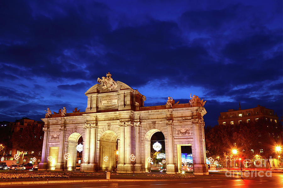Puerta de Alcala Madrid Spain Photograph by James Brunker