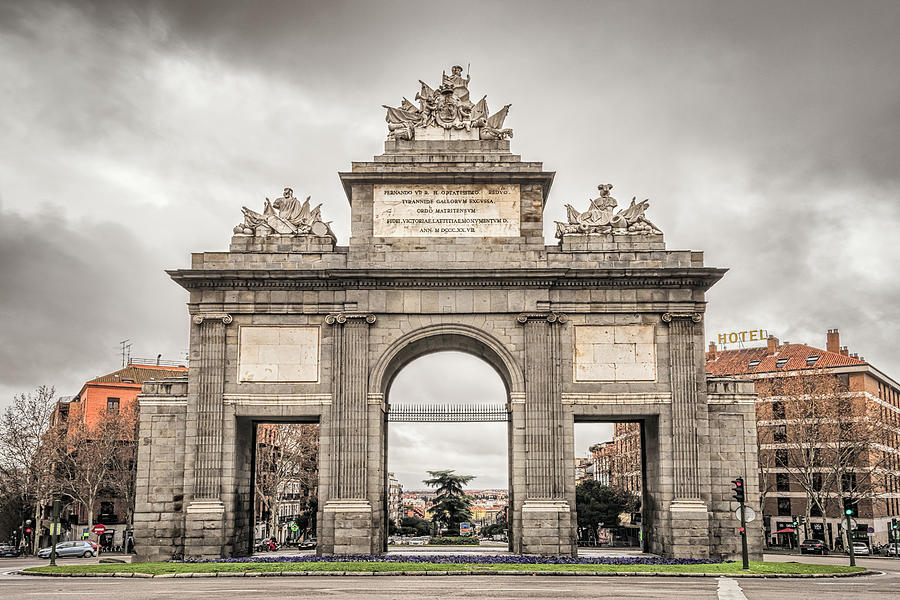 Puerta de Toledo Madrid Photograph by Joan Carroll