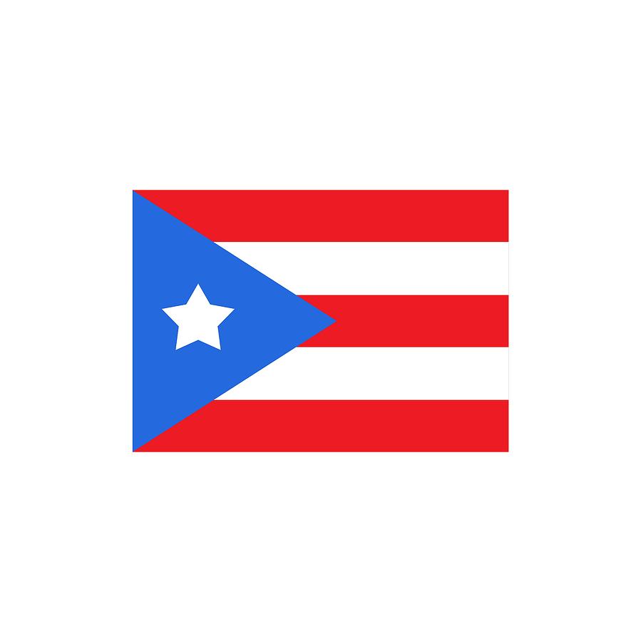 Puerto Rico Flag Digital Art by Bill Owen