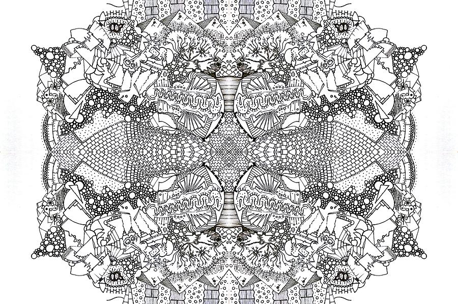 Puff Drawing by Daniel Rustad Puff Drawing by Daniel Rustad