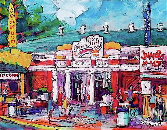 Puff Palace Painting by Les Leffingwell