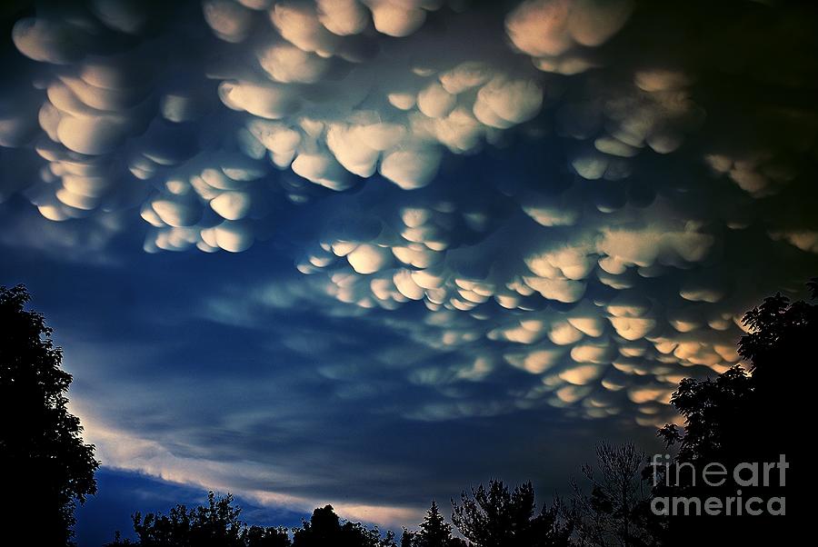 Puffy Storm Clouds Photograph by Frank J Casella