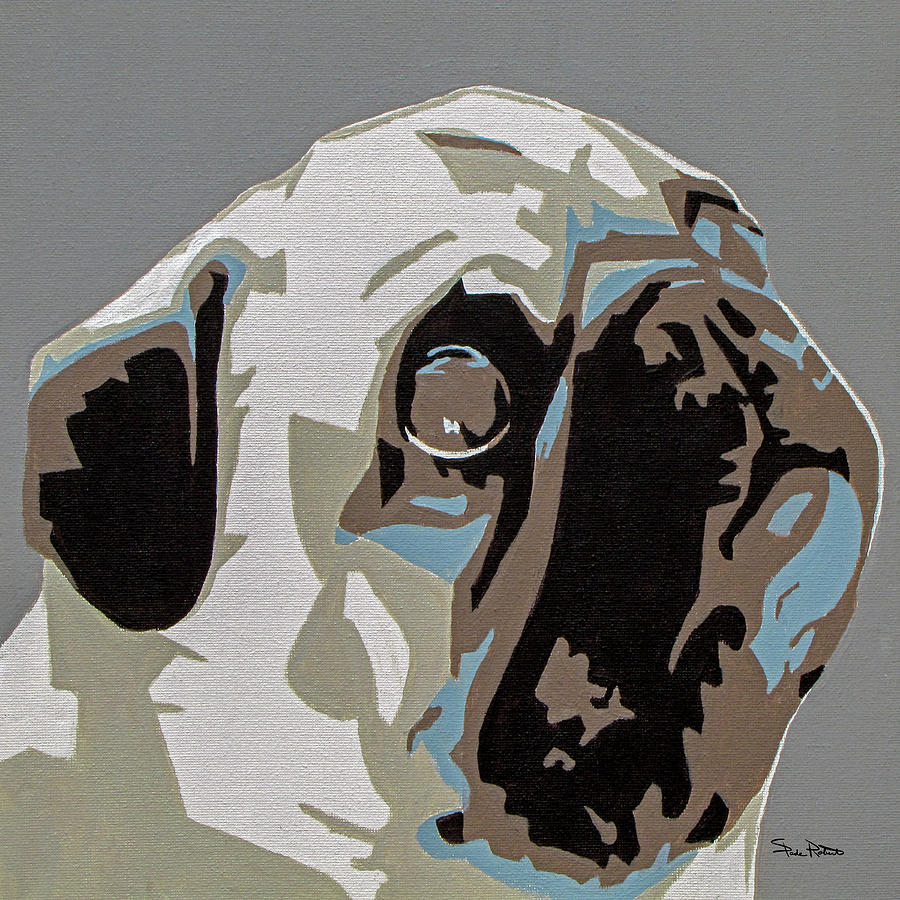 Dog Painting - Pug by Slade Roberts