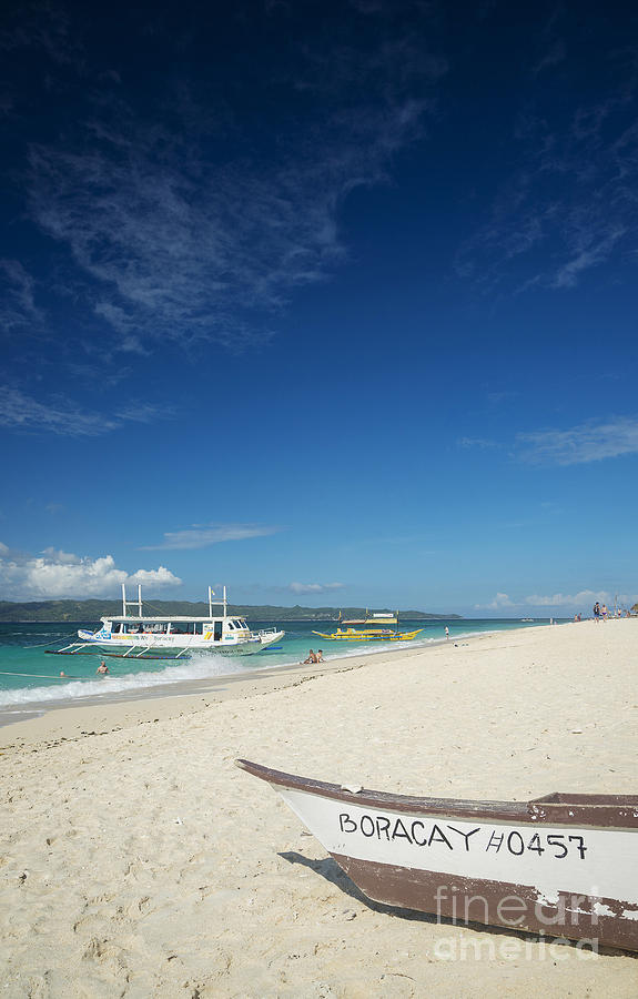 Puka Tropical Paradise Beach In Boracay Island Philippines Photograph by JM Travel Photography