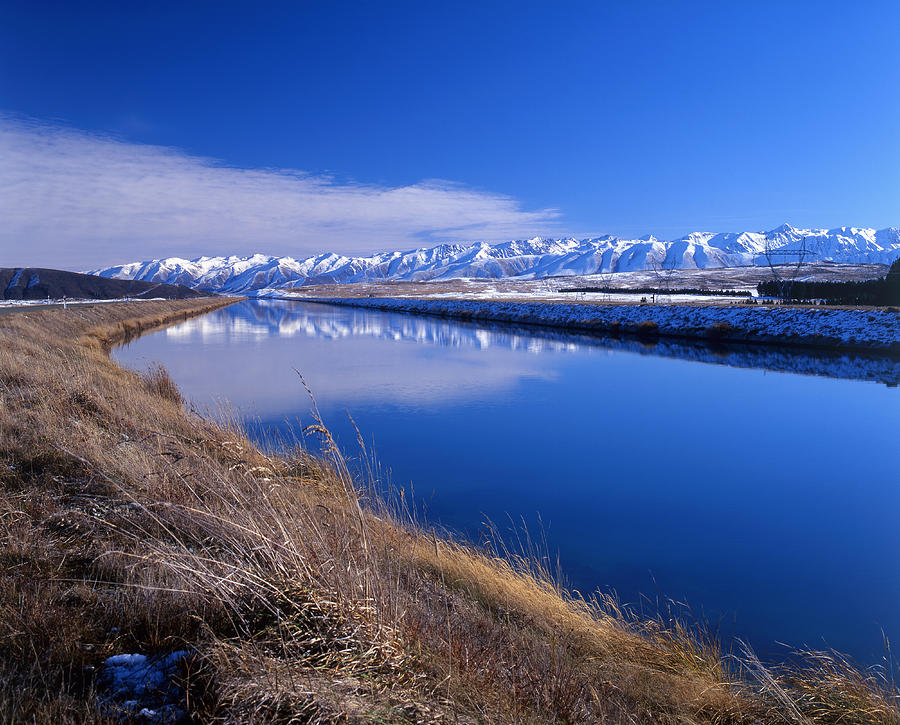 Pukaki Canal  Photograph by Maggie Mccall