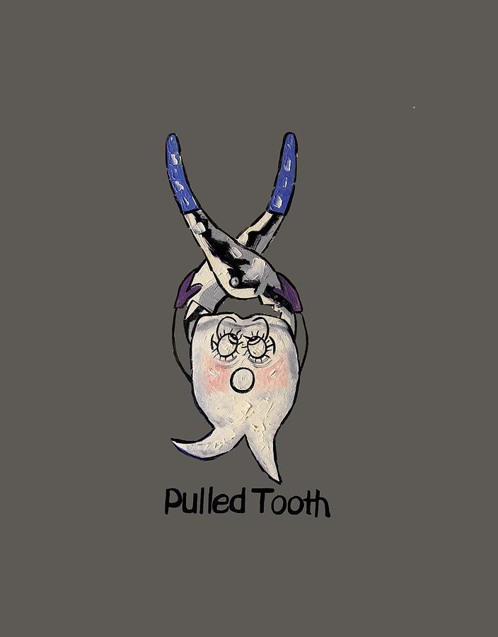 Dentist Painting - Pulled Tooth by Anthony Falbo