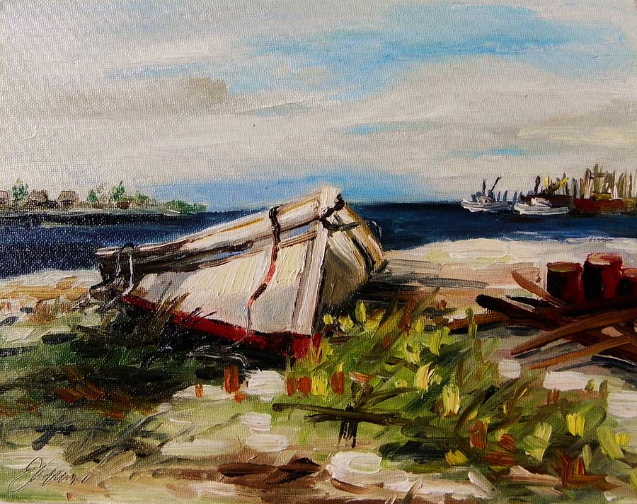 Pulled Up on Shore Painting by John Williams