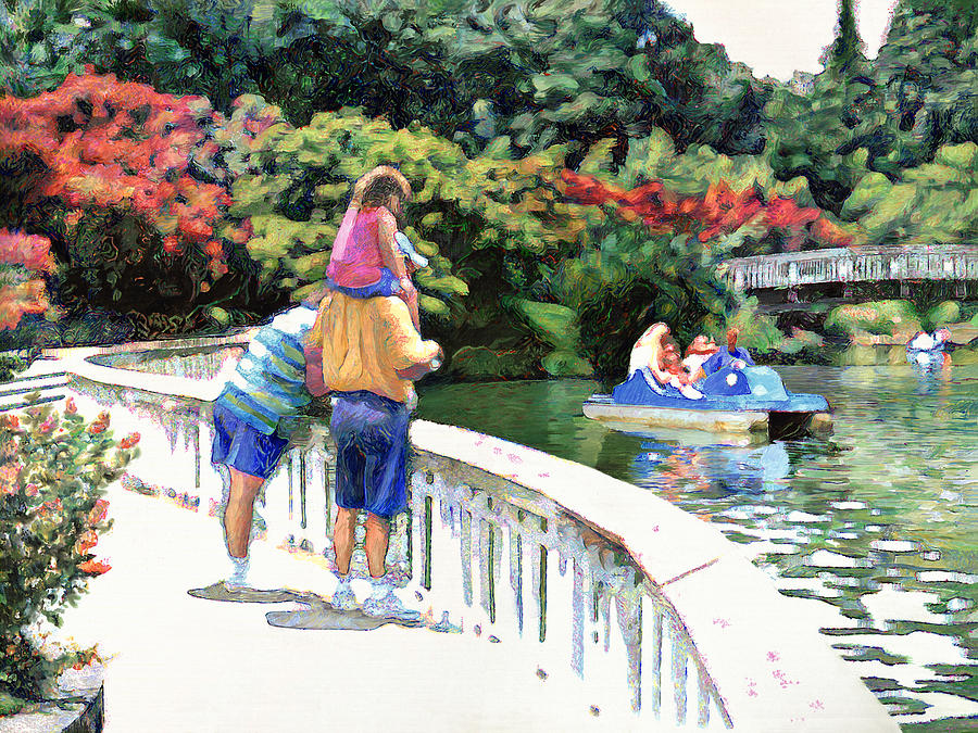 Pullen Park Painting by Tommy Midyette