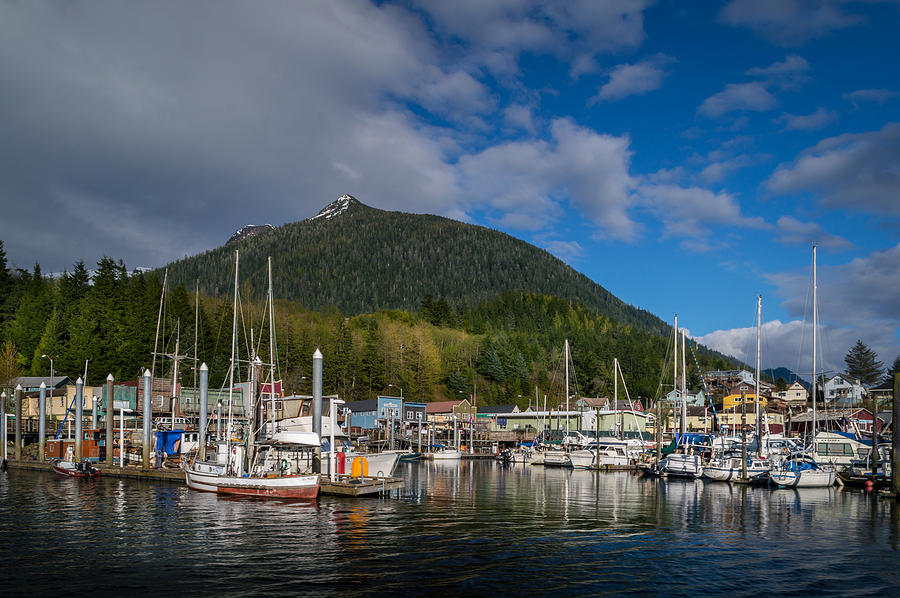 Pulling into Ketchikan Harbor Photograph by Michael J Bauer Photography ...