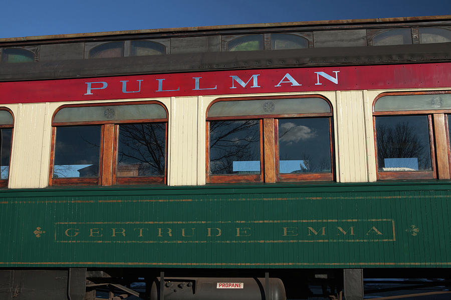 Pullman Passenger Train Car Photograph