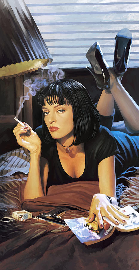 Pulp Fiction Artwork 2 Painting by Sheraz A