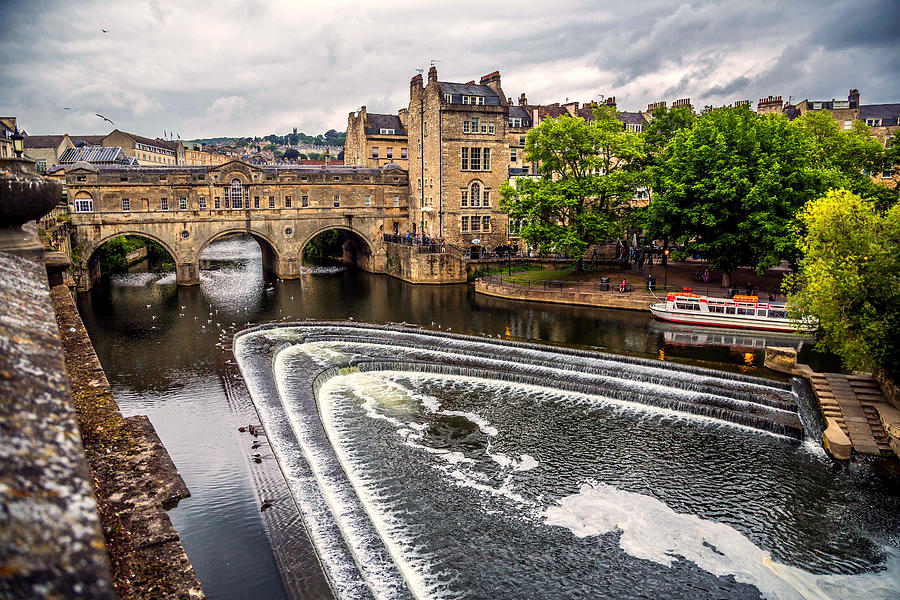 Pulteney Bridge over the River Avon in Bath England Photograph by Micah Goff