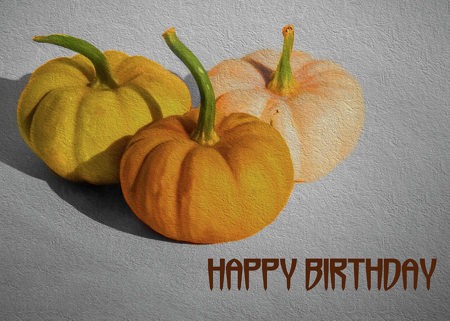 Pumpkin Birthday Photograph