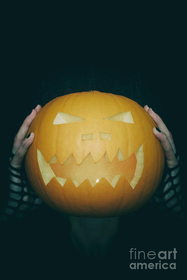 Pumpkin head Photograph by Clayton Bastiani