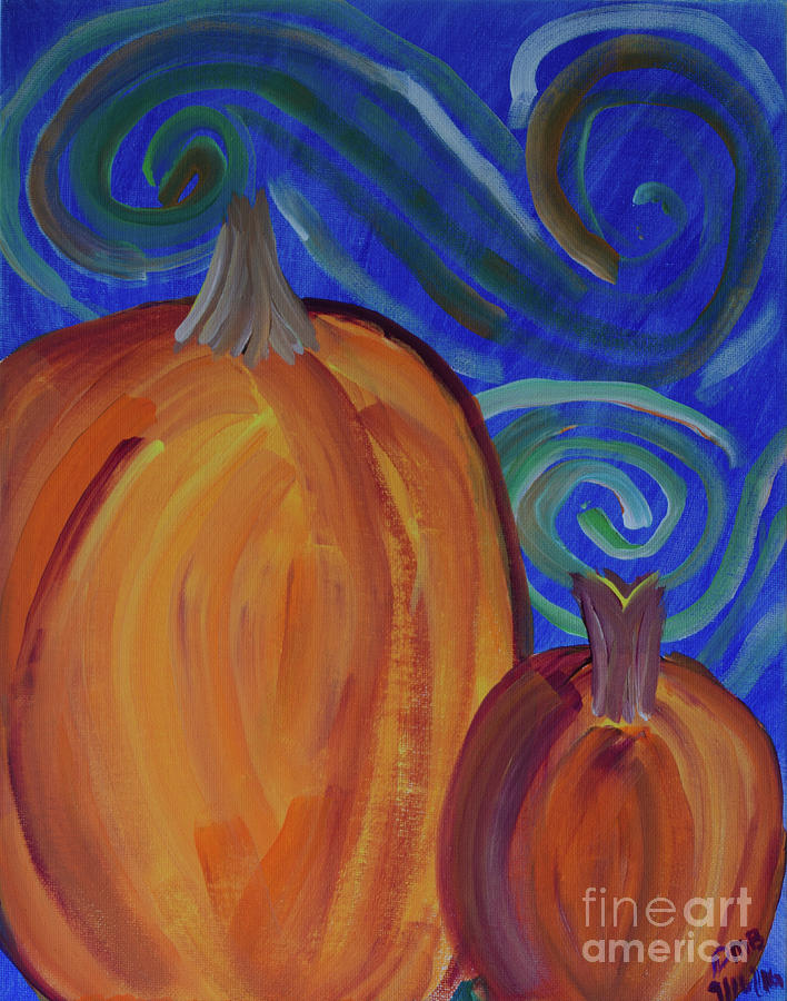 Pumpkin Magic  Painting by Donna Brown