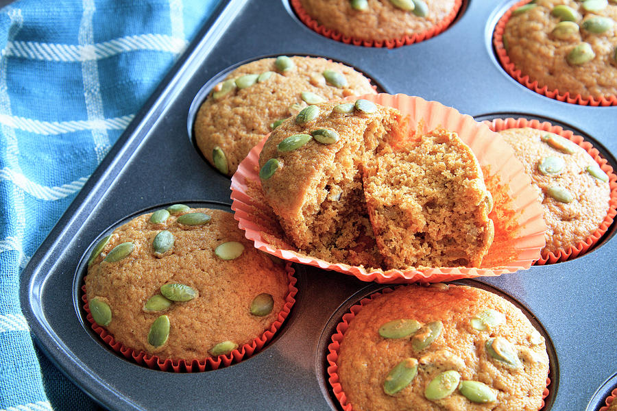 Pumpkin Muffins for You Photograph by Teri Virbickis