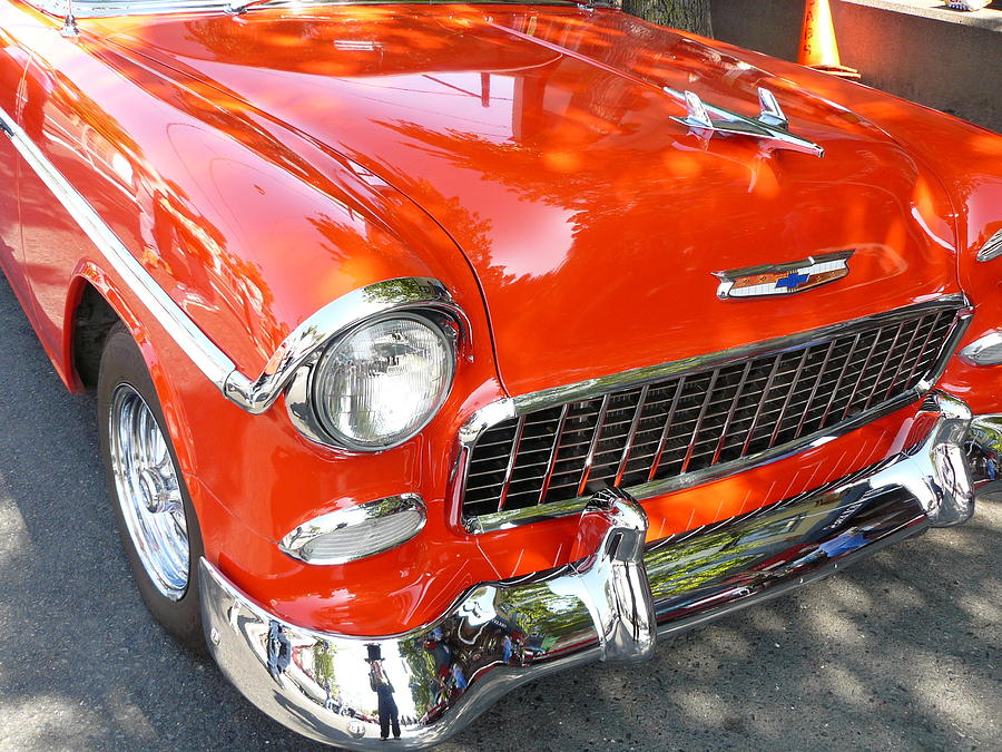 Cuba Pumpkin Orange Chevy Photograph by Donna Starr - Fine Art America