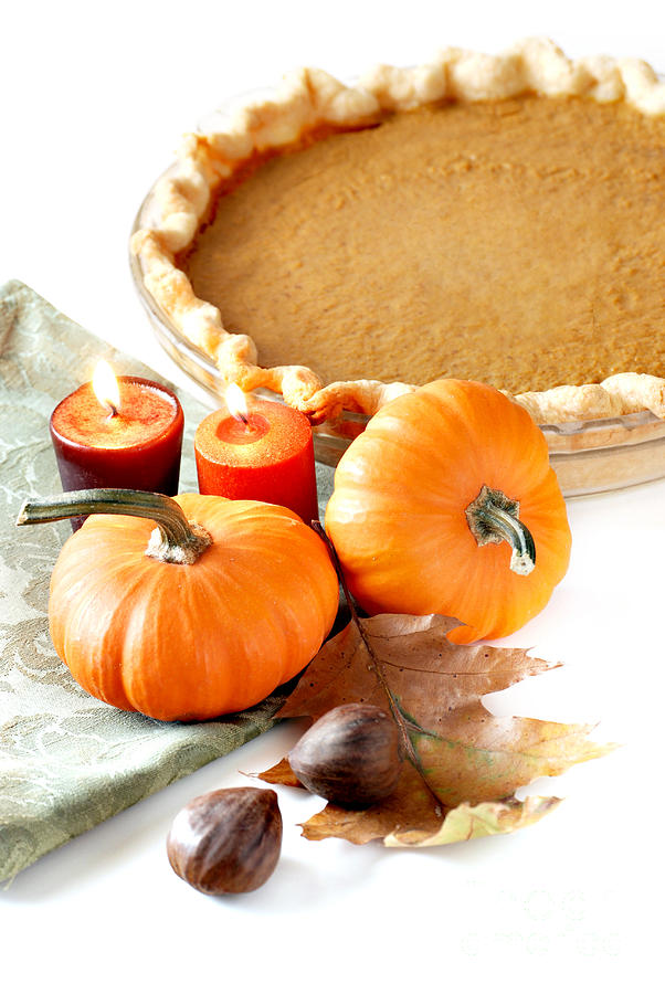 Thanksgiving Photograph - Pumpkin Pie by HD Connelly