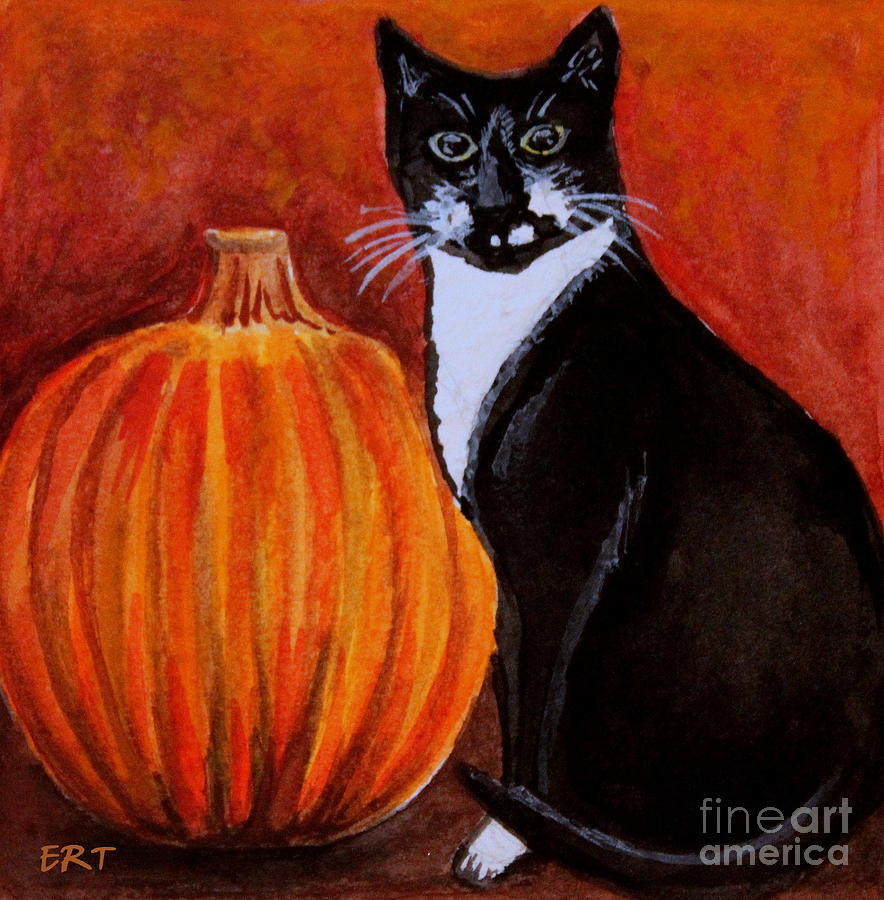 Pumpkin Spice Painting by Elizabeth Robinette Tyndall