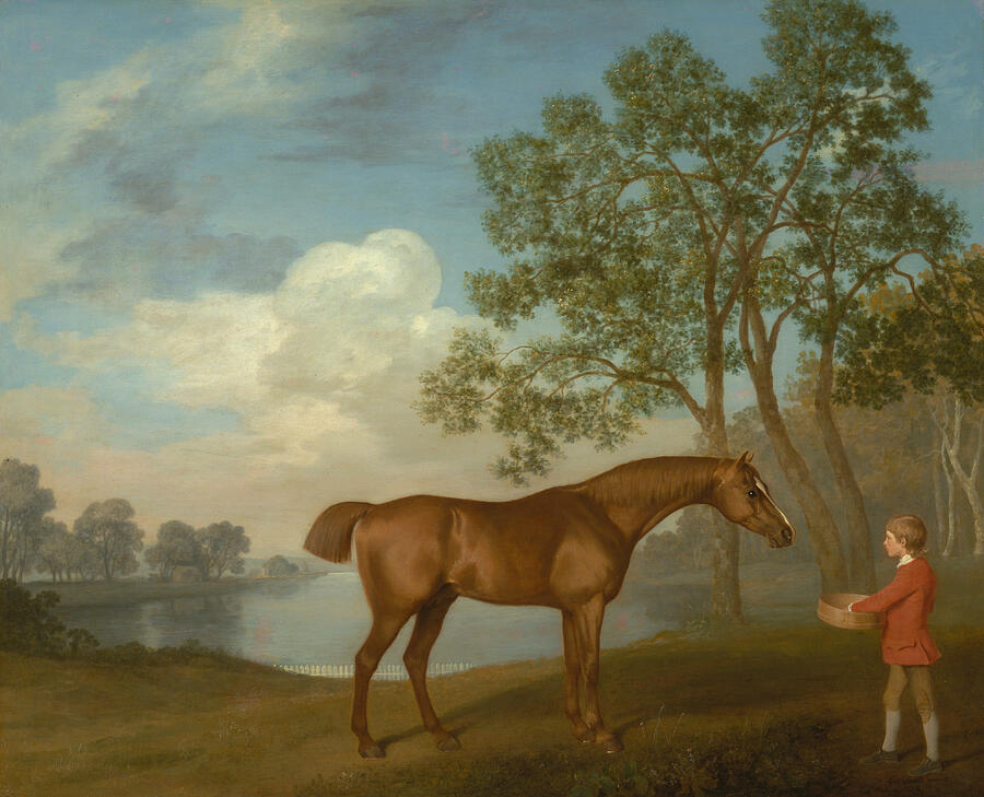 Pumpkin with a Stable-lad, from 1774 Painting by George Stubbs