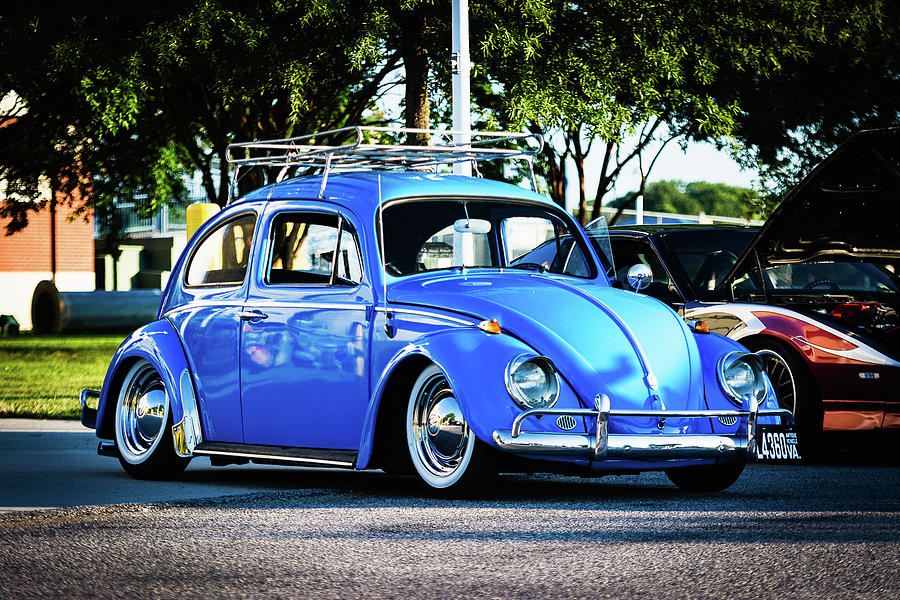 Punch Buggie Blue Photograph By Jeremy Clinard