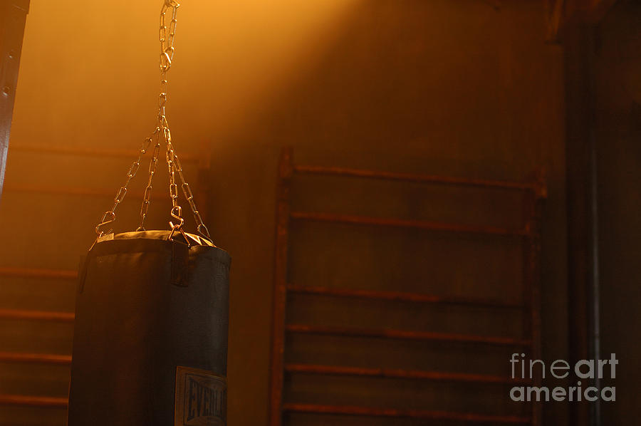 Train Photograph - Punching Bag in the Light by Micah May