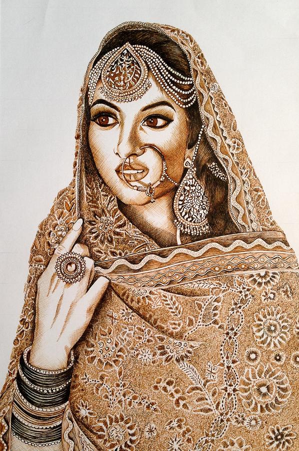 Artful Skecha on Twitter  Punjaban   Punjabi Woman art  artfulskecha punjaban punjabi culture httpstcoHiZu6JtV7a  X