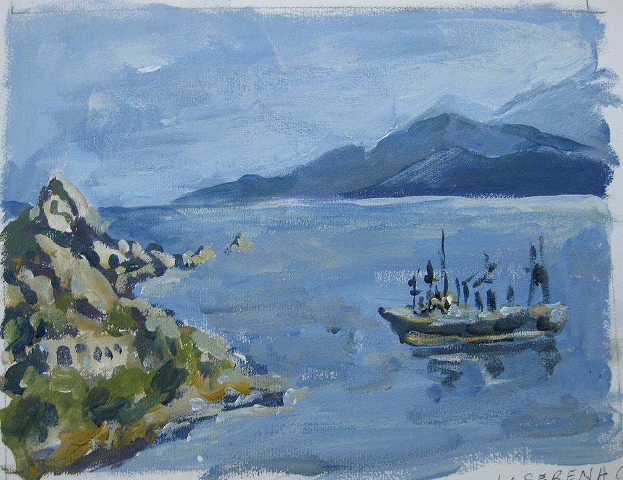 Punta Arenas Chile Painting by Ingrid Dohm