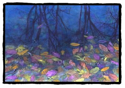 Leaves Photograph - Punyons Pond by Padgett McFeely Leaves Photograph - Punyons Pond by Padgett McFeely