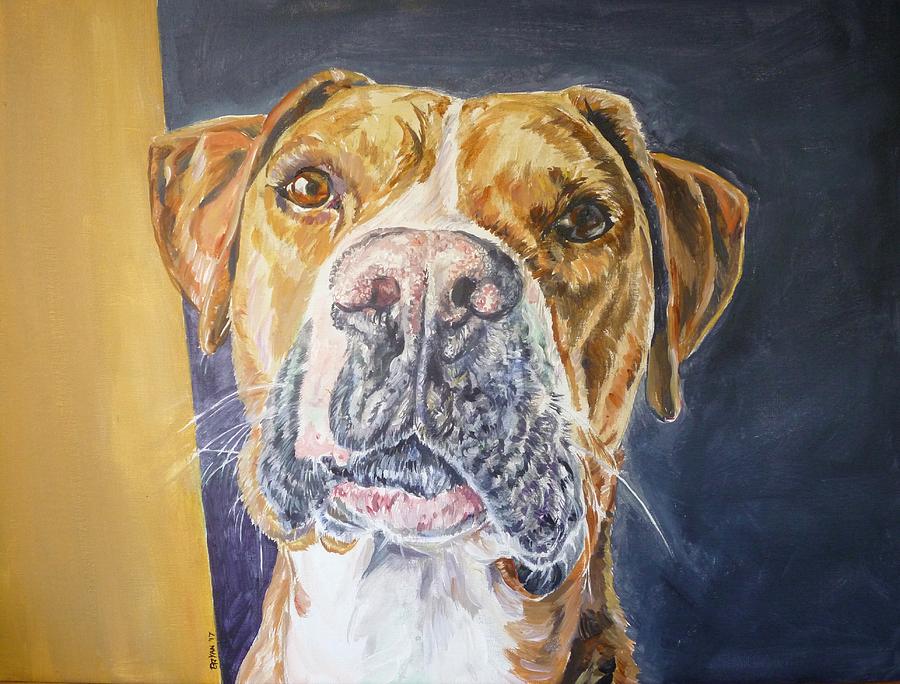 Dog Painting - Steve  by Bryan Bustard