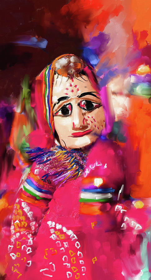 Puppet 435 3 Painting by Mawra Tahreem
