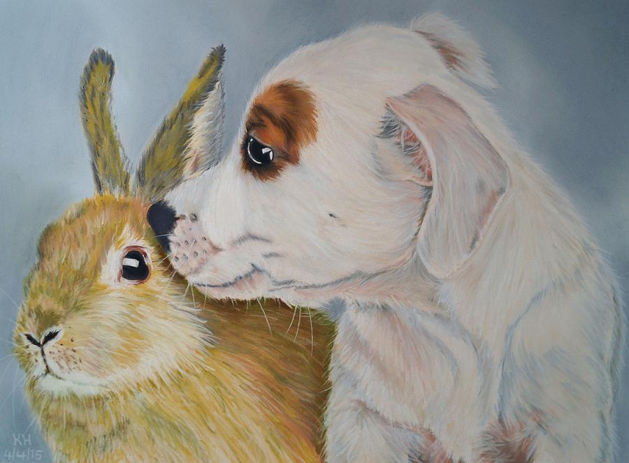 Easter Pastel - Puppy Love by Kevin Hubbard