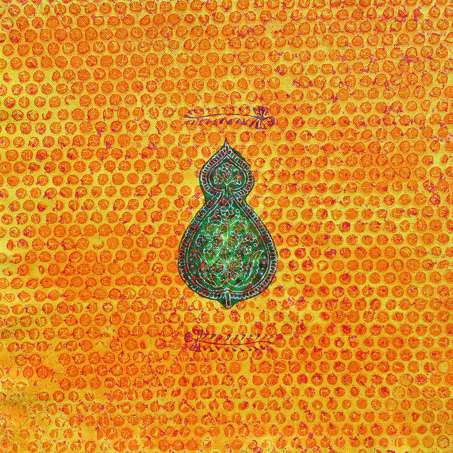 Leaf Painting - Purabh by Sumit Mehndiratta