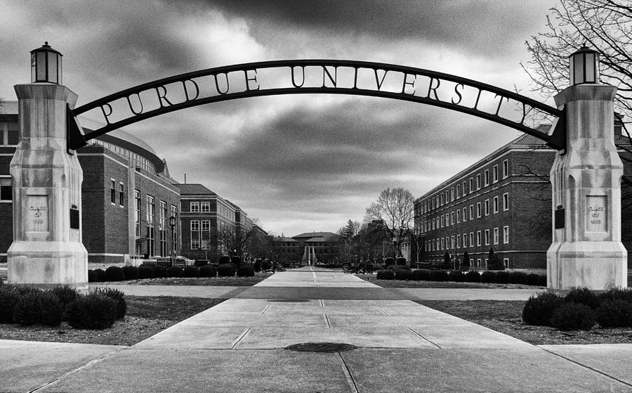 Purdue Entrance Sign Photograph by Coby Cooper
