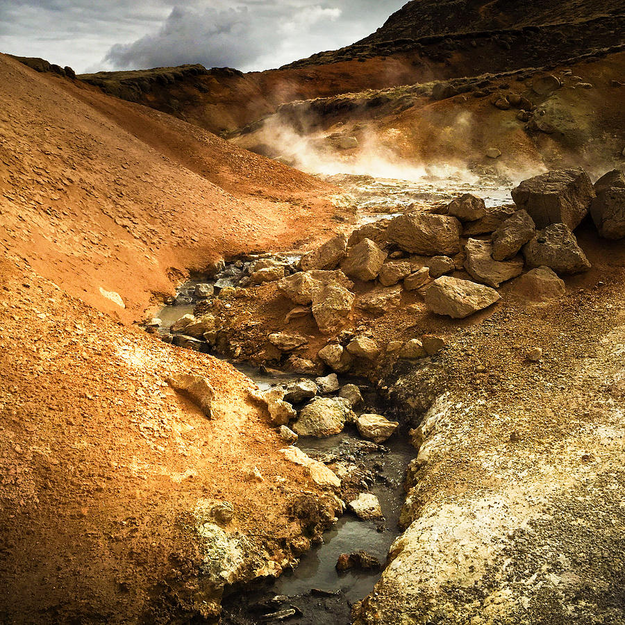 Nature Photograph - Pure Iceland - geothermal area Krysuvik by Matthias Hauser