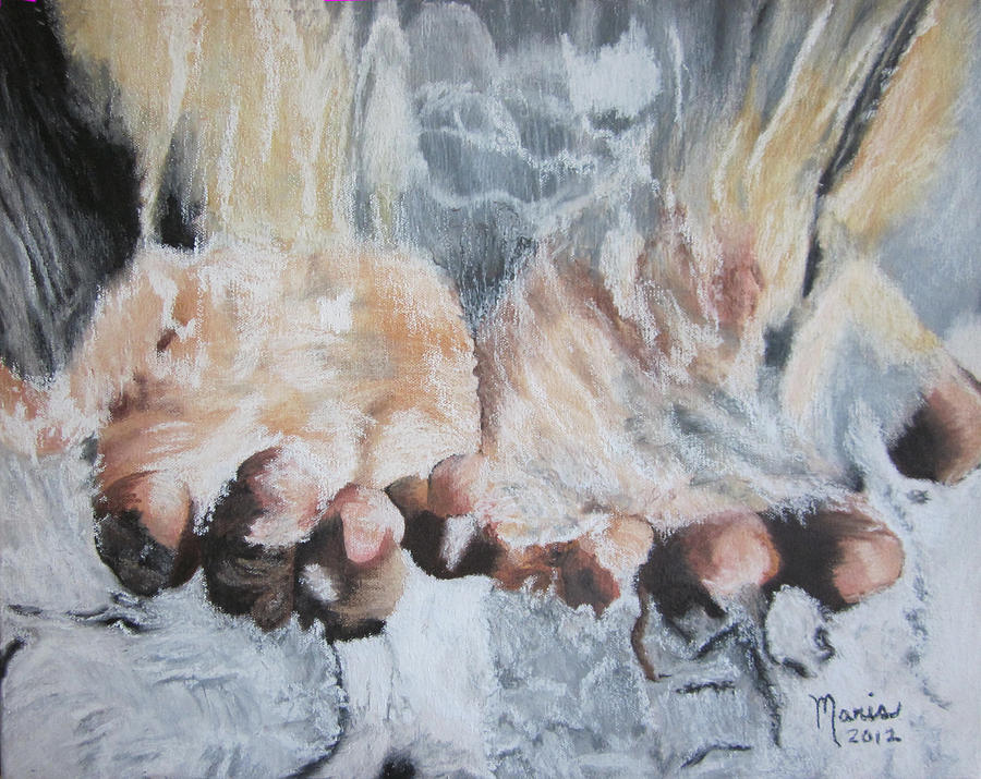 Purified Hands Painting by Maris Sherwood