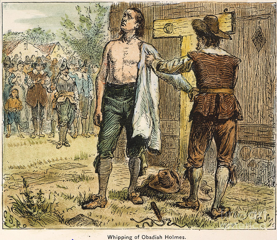 Puritans: Punishment, 1651 Photograph by Granger